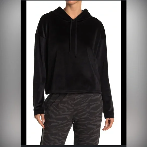 Z by Zella Velour Hoodie & Pants Bundle | size xl | Black - Picture 1 of 6